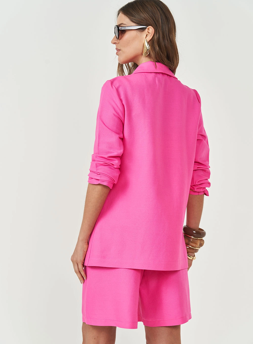 Blazer Alfaiataria Comfort Rosa