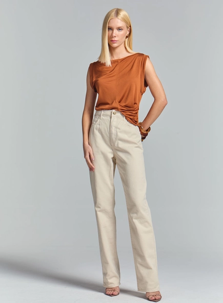 Calça Feminina Sarja Reta