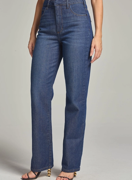 Calça Jeans Reta