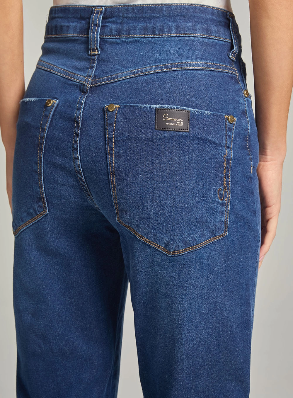 Calça Jeans Feminina Slim Índigo 3