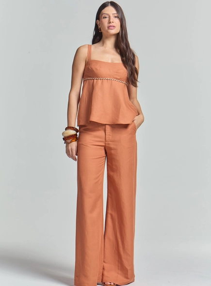 Calça Alfaiataria Pantalona