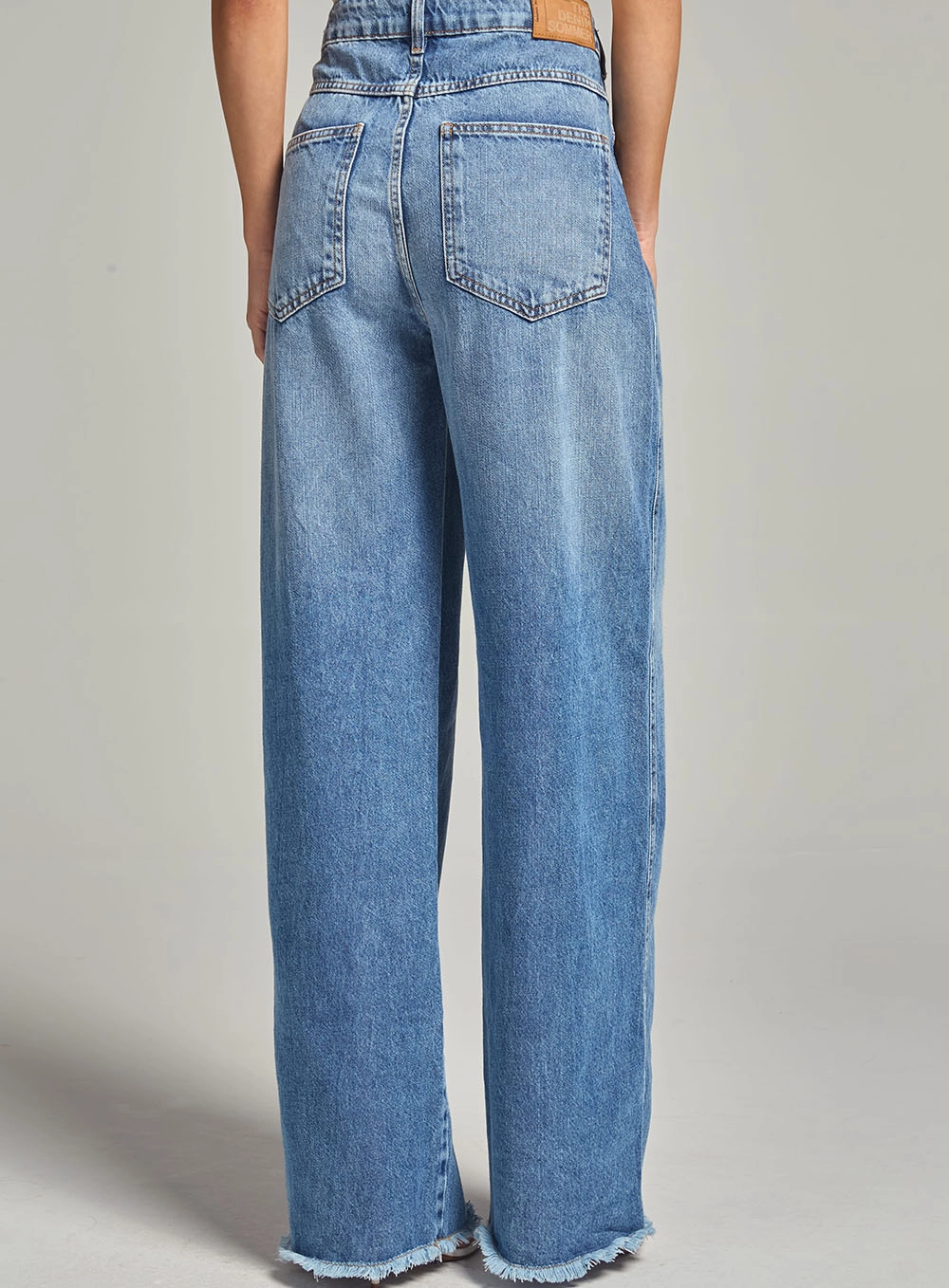 Calça Jeans Feminina Baggy Índigo 4