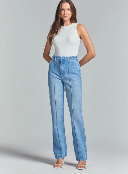 Calça Jeans Feminina Reta