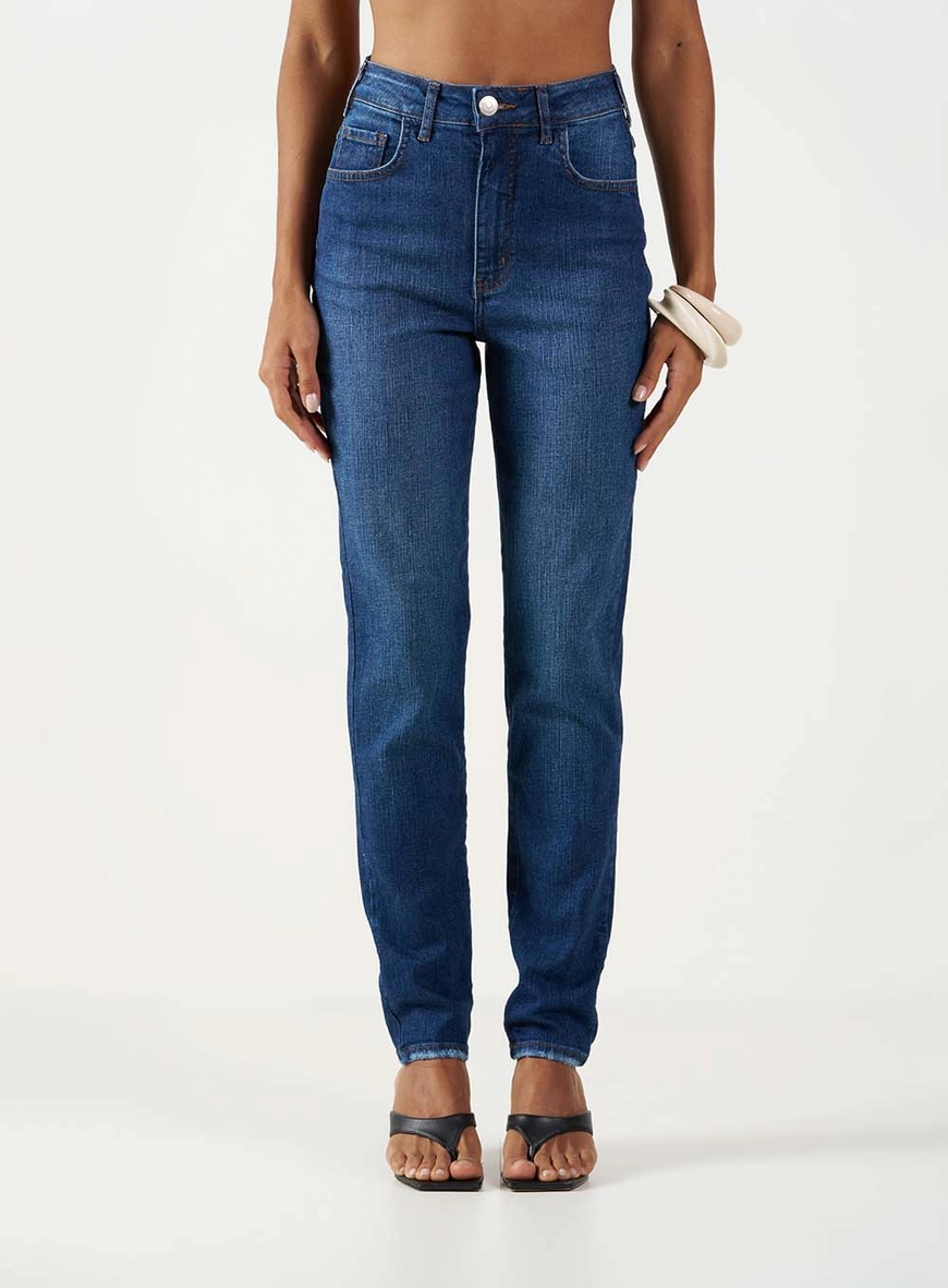 Calça Jeans Mom Stretch Índigo 2