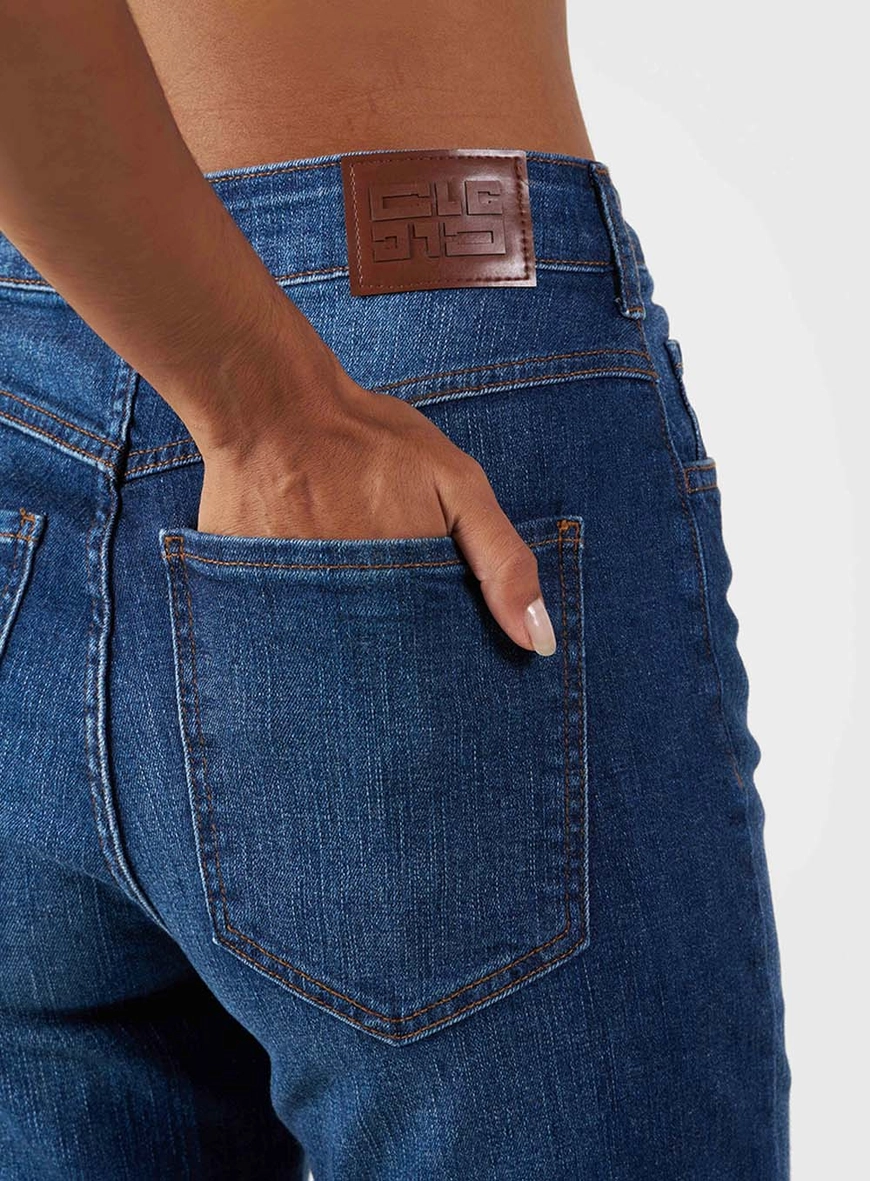Calça Jeans Mom Stretch Índigo 5