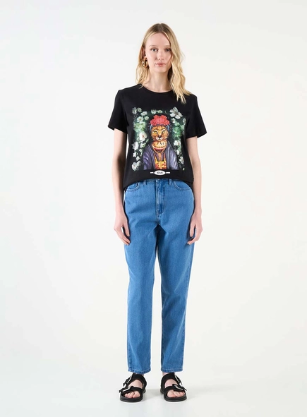 Calça Jeans Feminina Mom