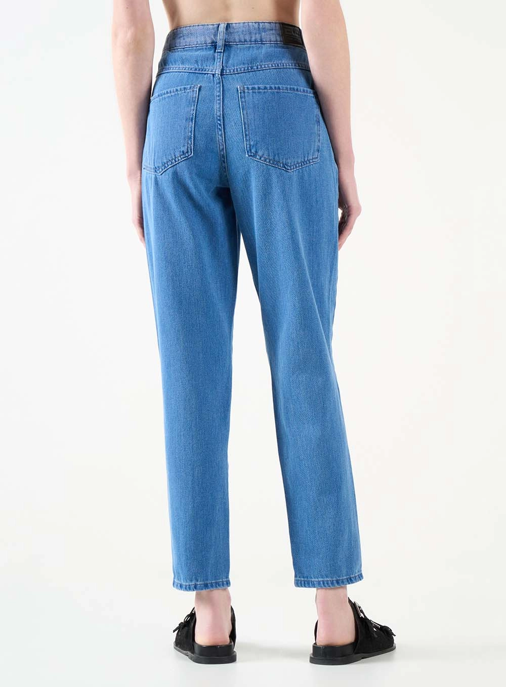 Calça Jeans Feminina Mom Índigo 3