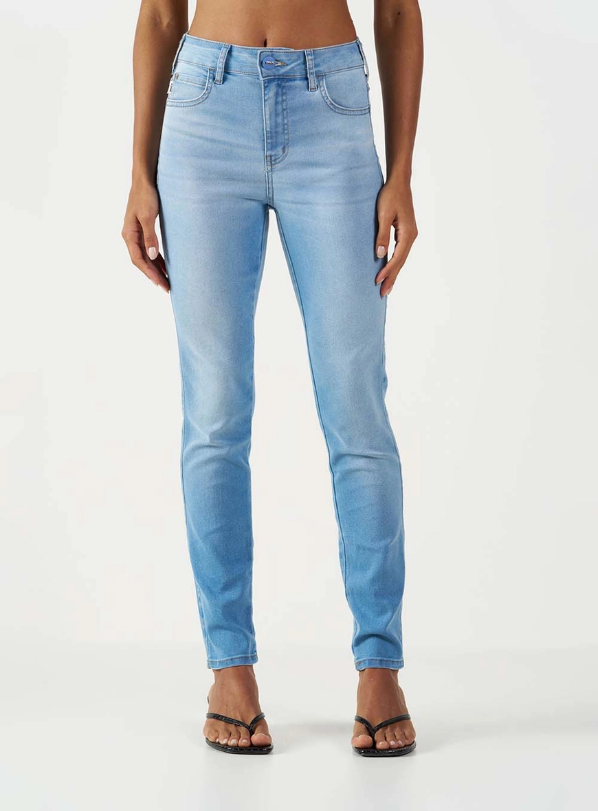 Calça Jeans Feminina Skinny Média Riviera Índigo 2