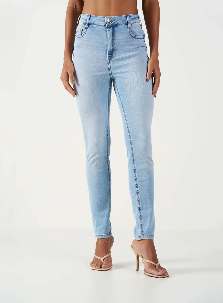 Calça Jeans Push Up Lavagem Clara Índigo 2