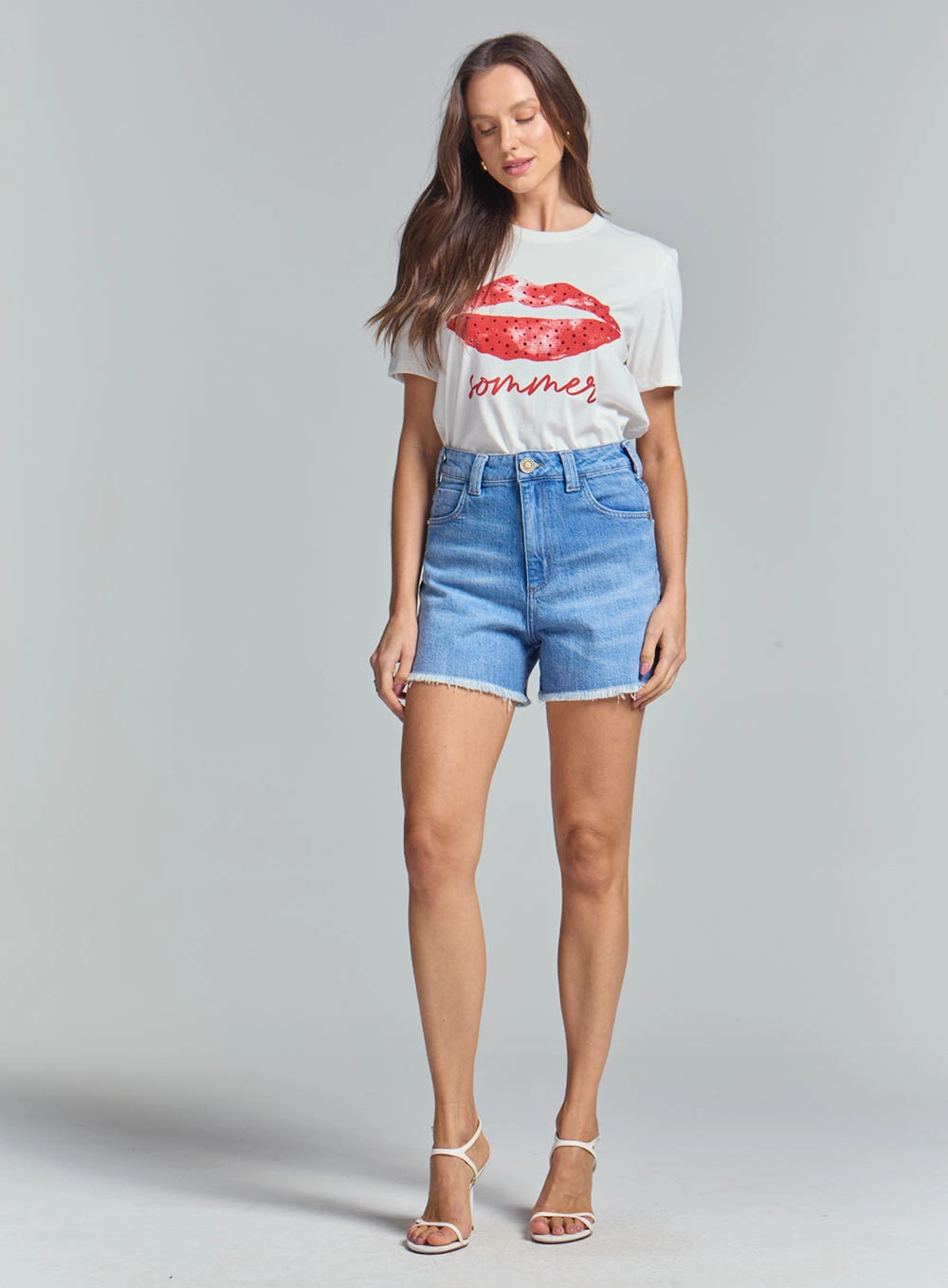Short Jeans  Feminino Sommer Índigo 1