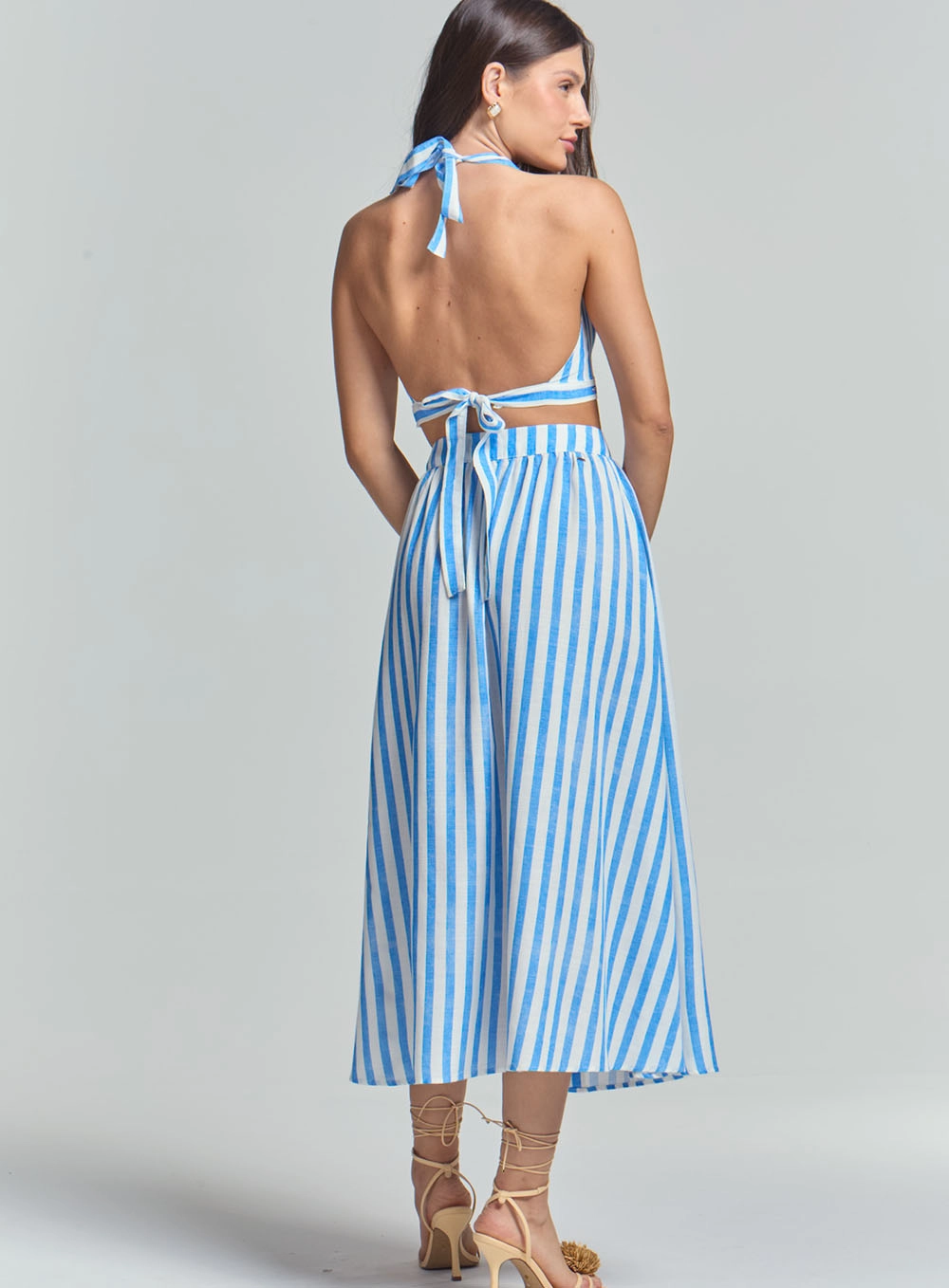 Saia Midi Listrada Estampados 3