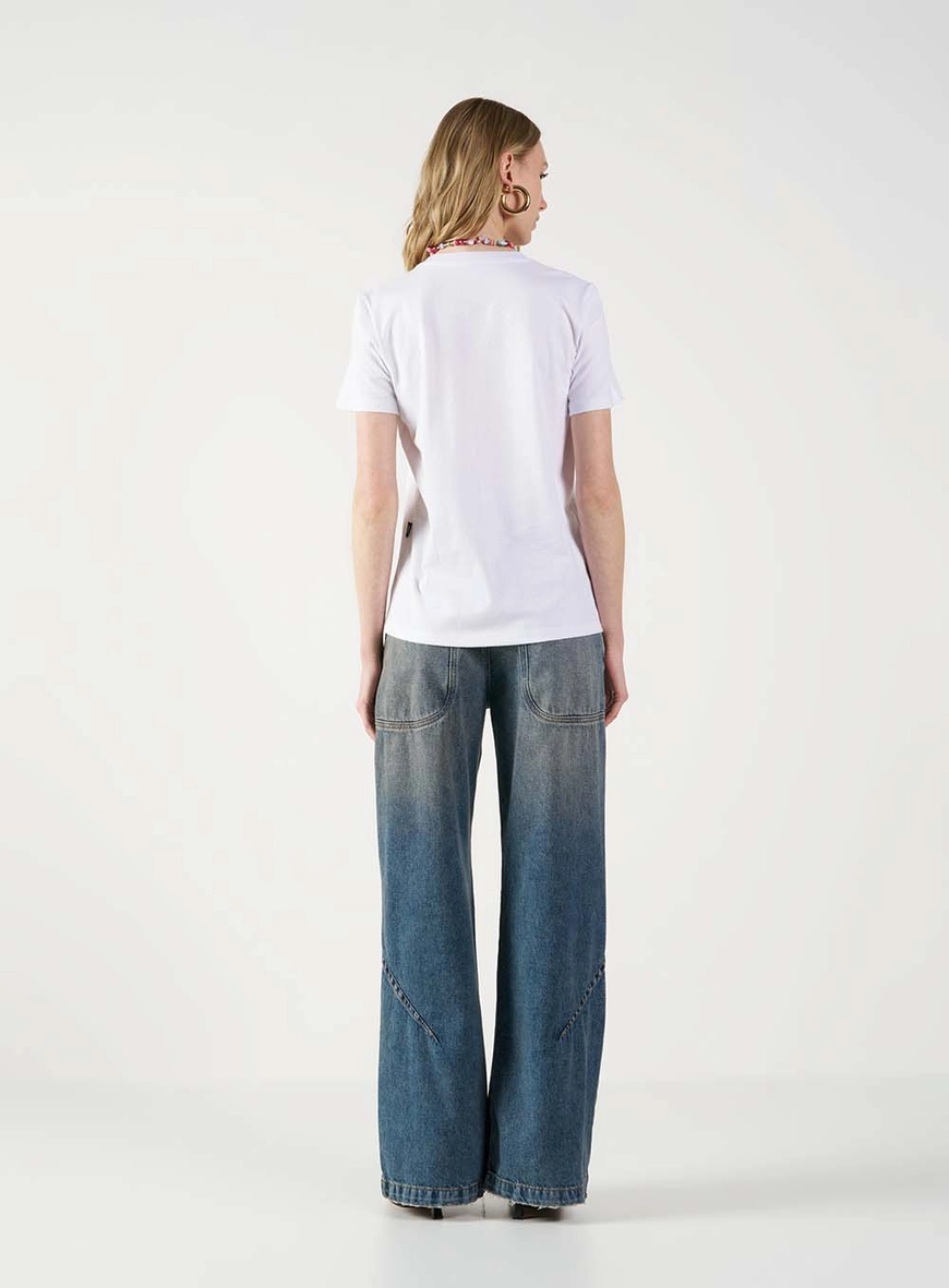 Camiseta Feminina Estampada Branco 4