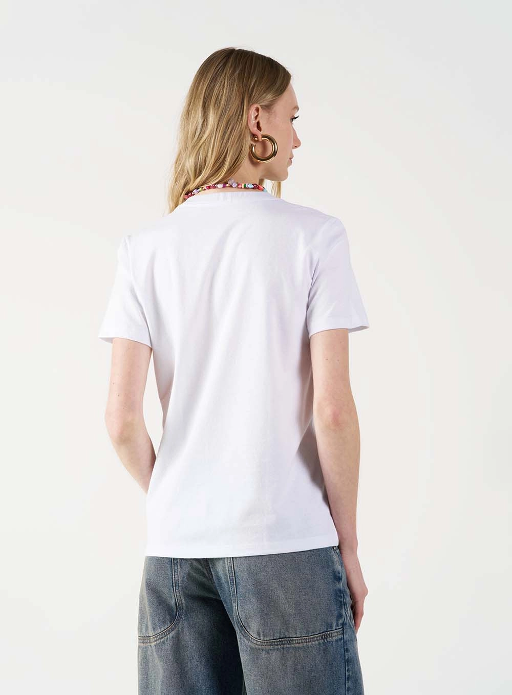 Camiseta Feminina Estampada Branco 3