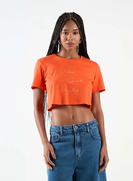 Camiseta Estampada E Bordada