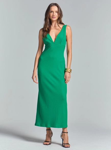 Vestido Canelado