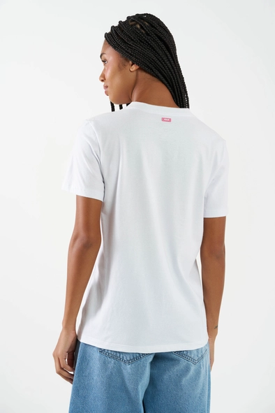 Camiseta Regular Básica Estampada