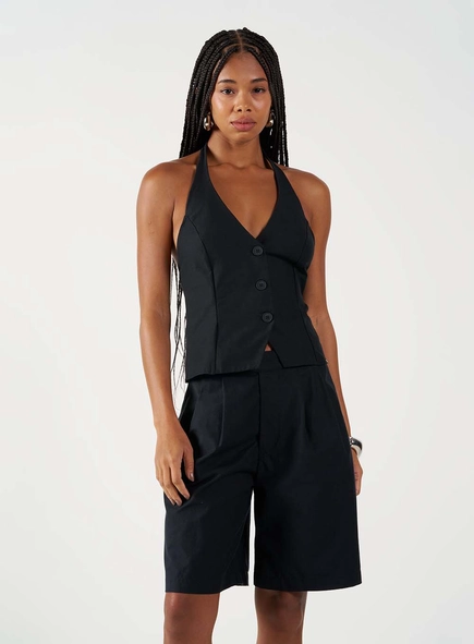 Blusa Halter Neck Com Amarração
