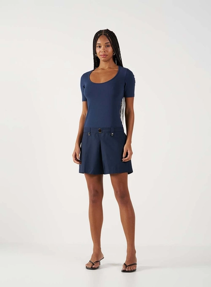 Vestido Comfort Com Elástico Acinturado