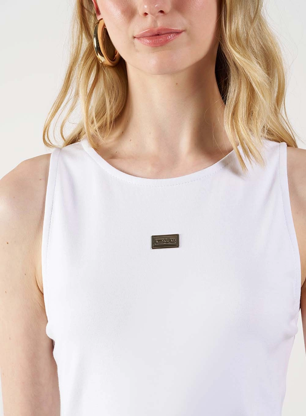Vestido Curto Comfort Com Babados Branco 5