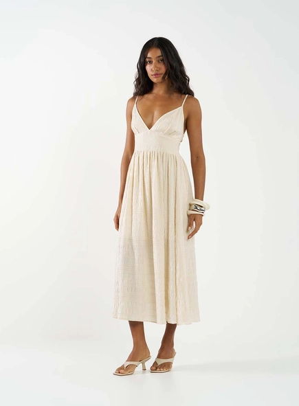 Vestido Midi Comfort Texturizado