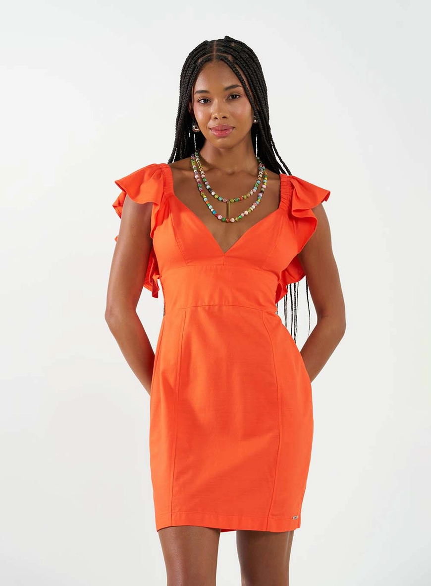 Vestido Clc Laranja 1