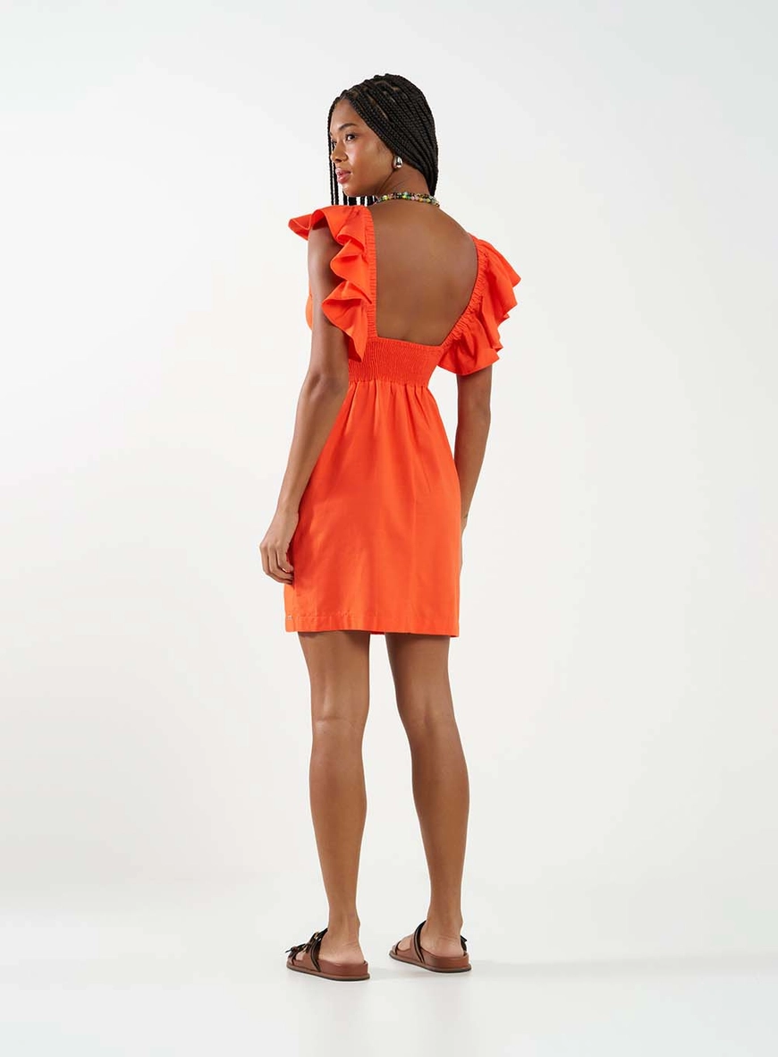 Vestido Clc Laranja 4