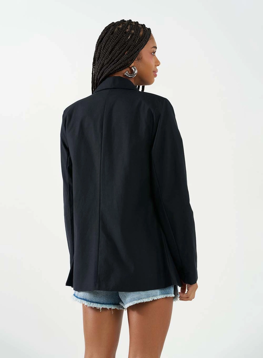 Blazer Reto Boy Preto 2