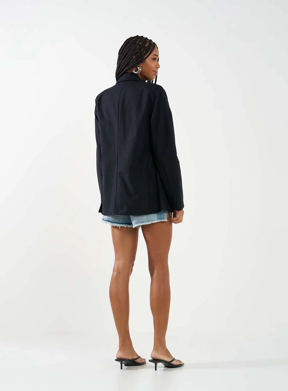 Blazer Reto Boy Preto 4
