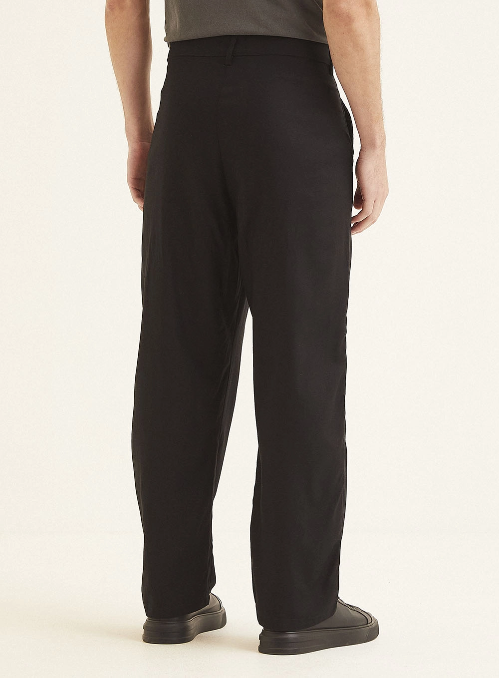 Calca Tecido Plano 1 Masculino Triton Preto 4