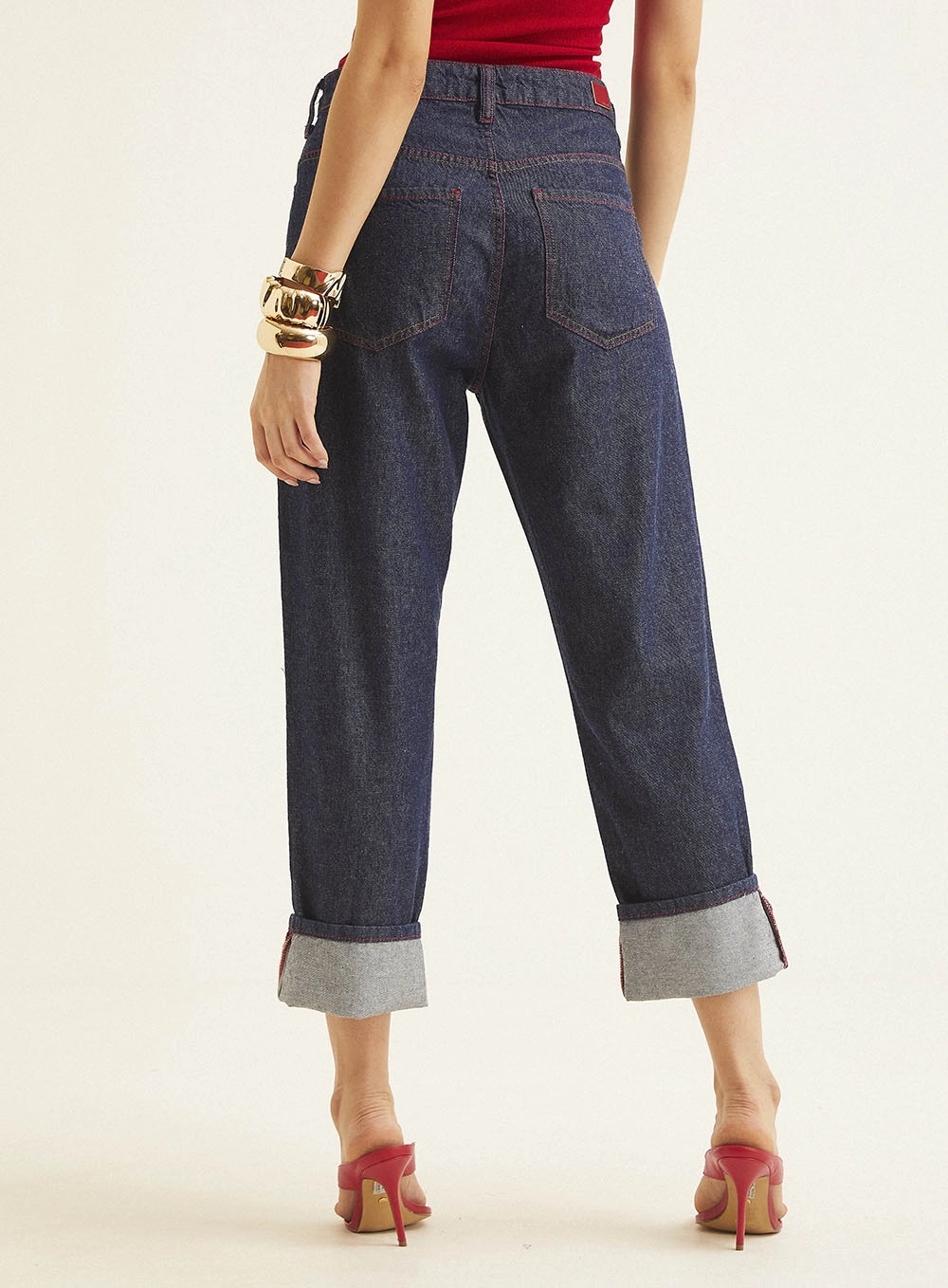 Calça Jeans Feminina - Thaila Índigo 4