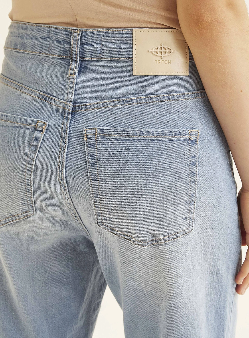 Calça Jeans Barra Encurtada - Carol Índigo 3