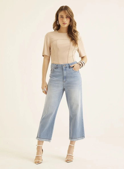Calça Jeans Barra Encurtada - Carol