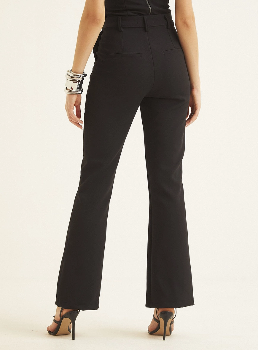 Calça Feminina Alfaiataria Comfort Preto 4