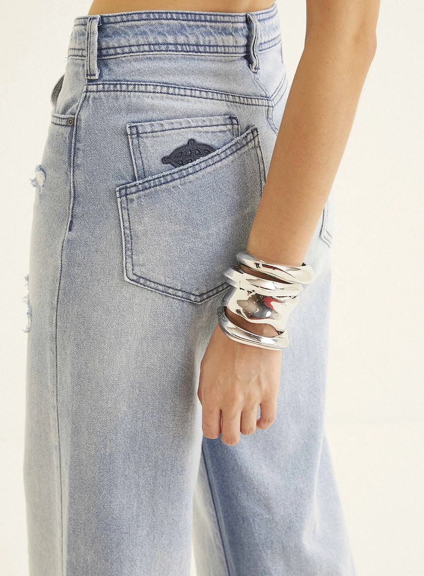 Calca Jeans  Feminino Triton Índigo 3