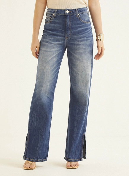 Calça Jeans Feminina Estonada - Laura