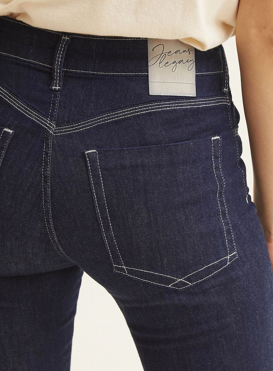 Calça Jeans Feminina Cigarrete - Graciane Índigo 3