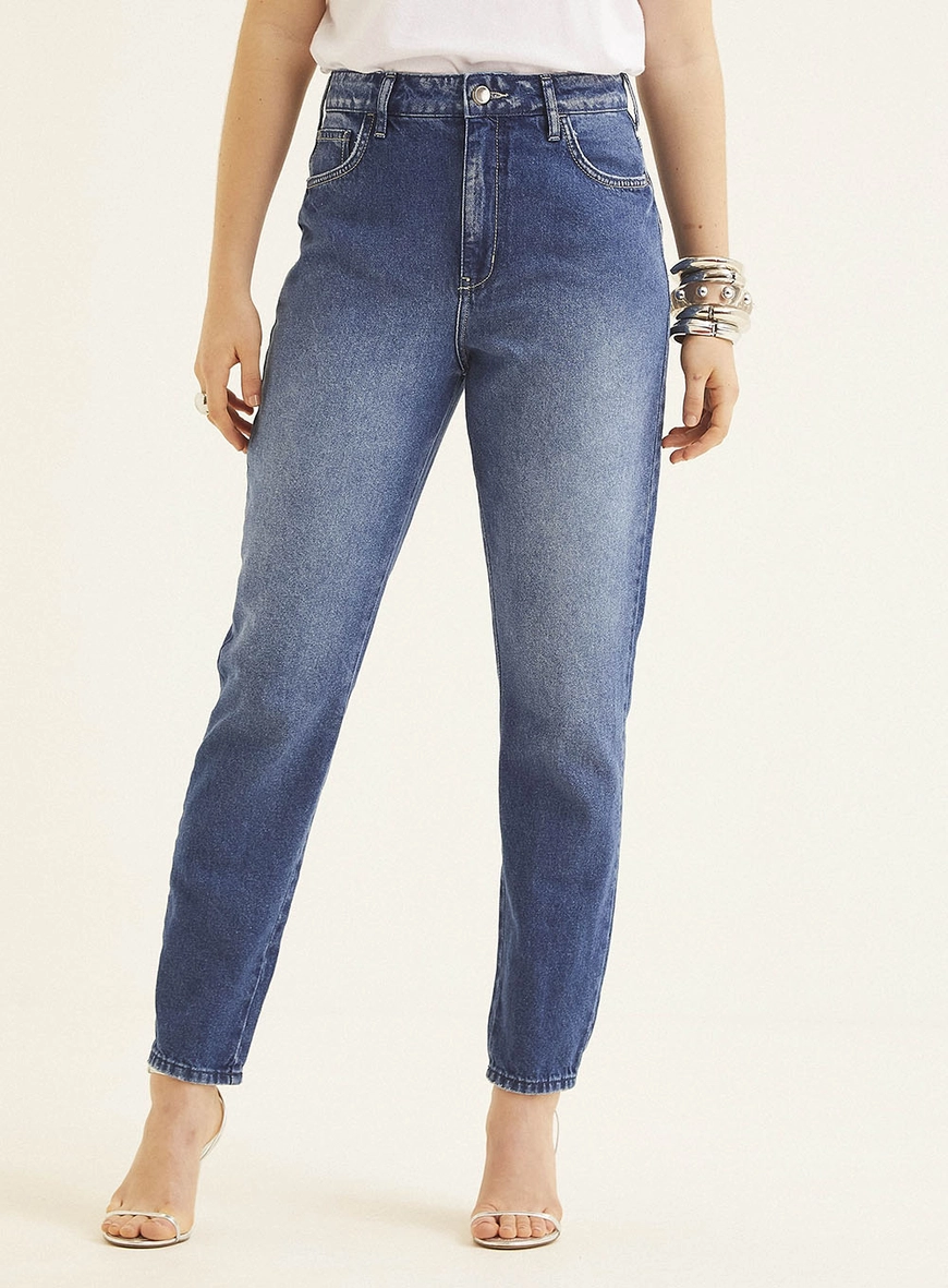 Calça Jeans Feminina - Ayla Índigo 2