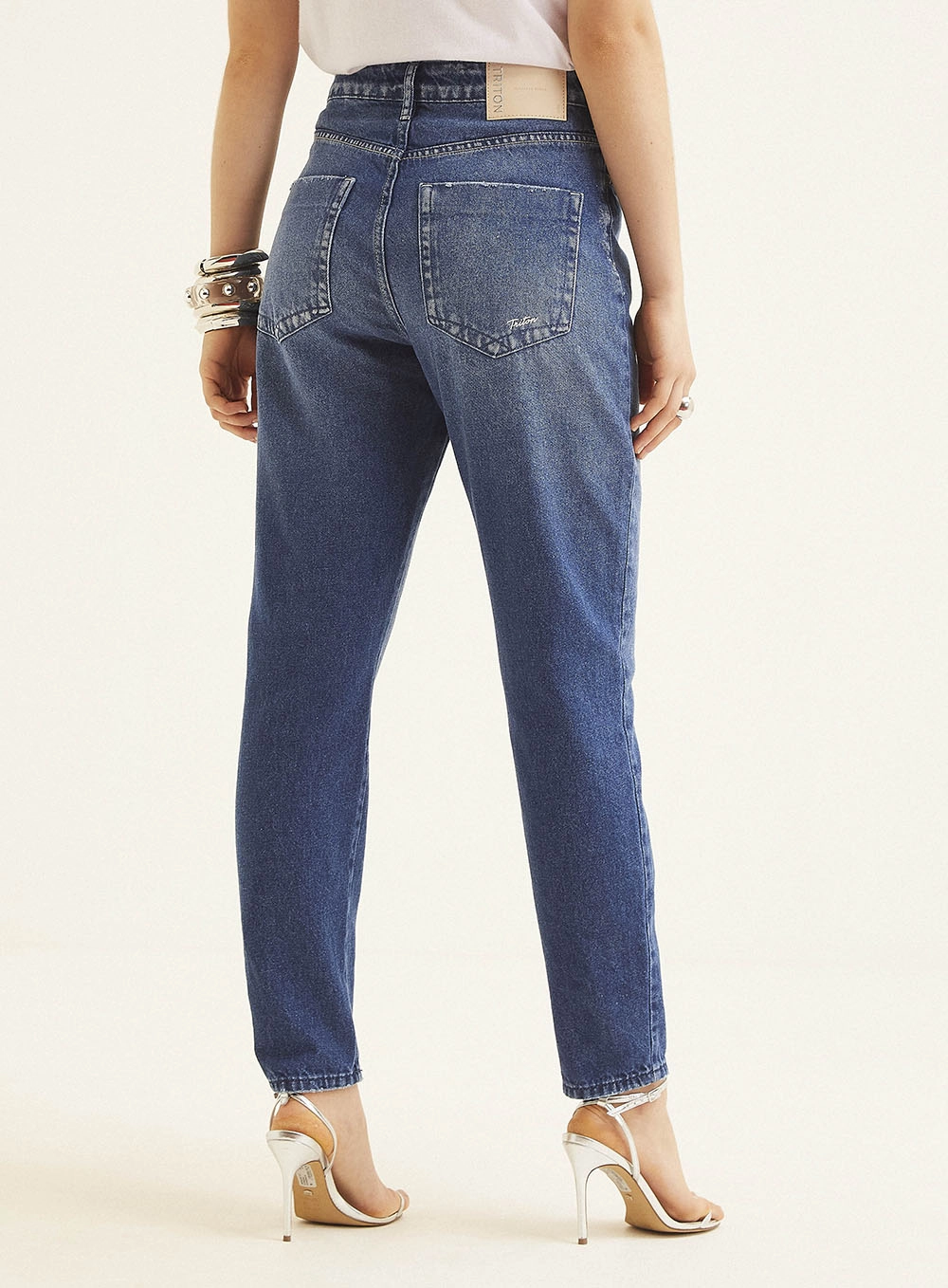 Calça Jeans Feminina - Ayla Índigo 4