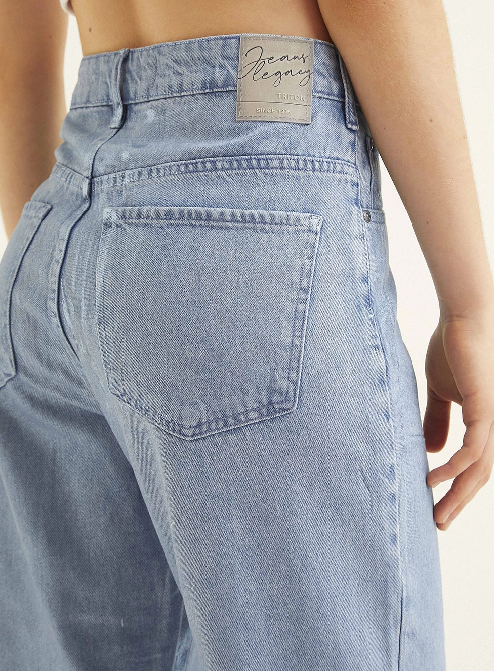 Calça Jeans Feminina Over Índigo 3