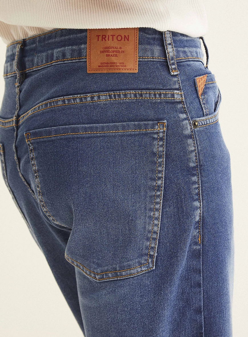 Bermuda Jeans Masculino - Yuri Índigo 3