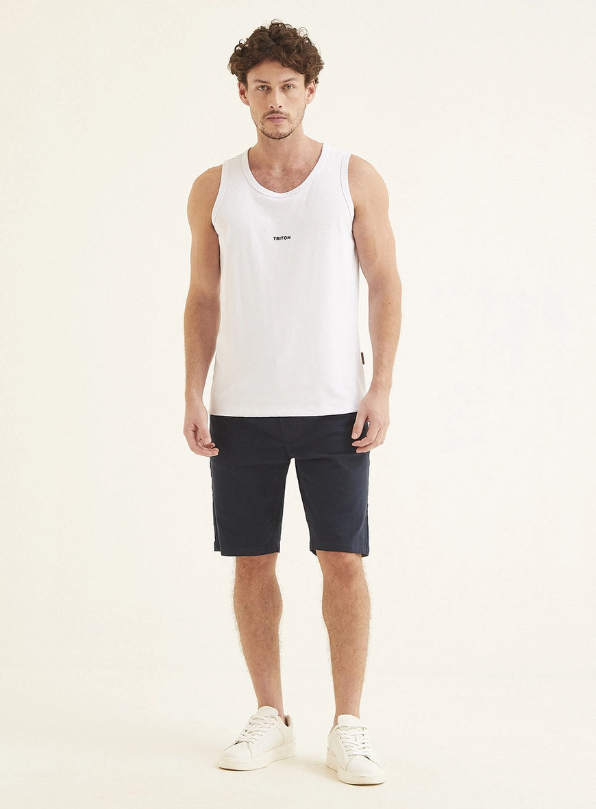 Bermuda Sarja  Masculino Triton Azul 1