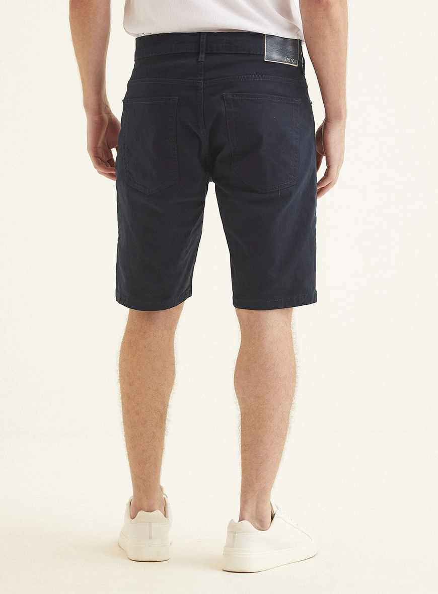 Bermuda Sarja  Masculino Triton Azul 4
