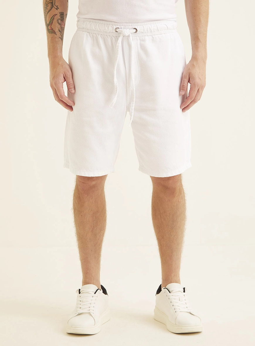Bermuda Sarja  Masculino Triton Branco 2