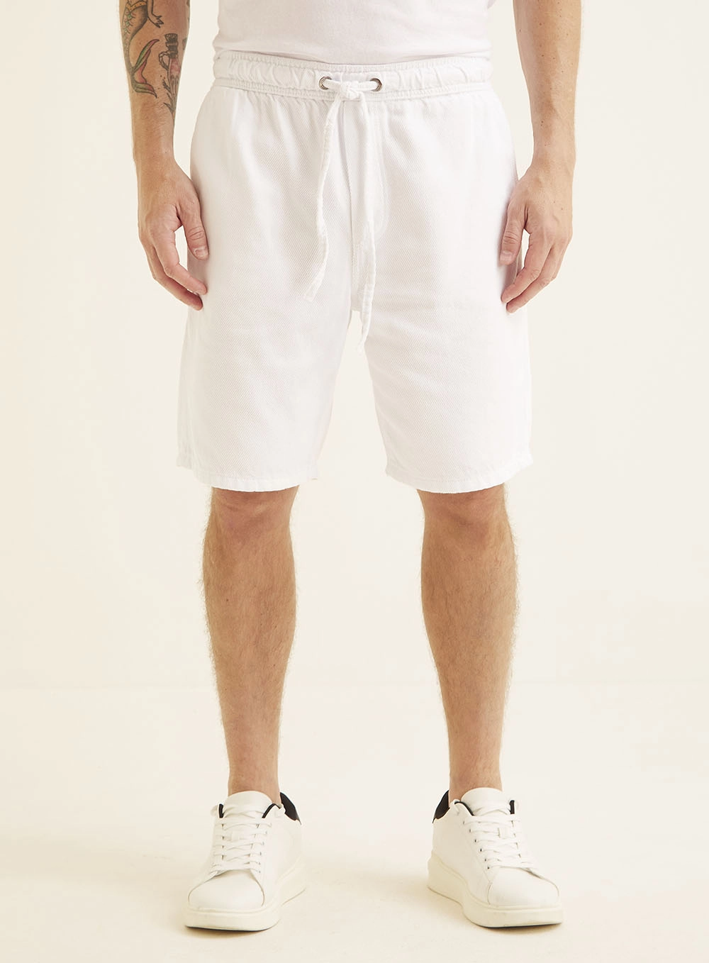 Bermuda Sarja  Masculino Triton Branco 2