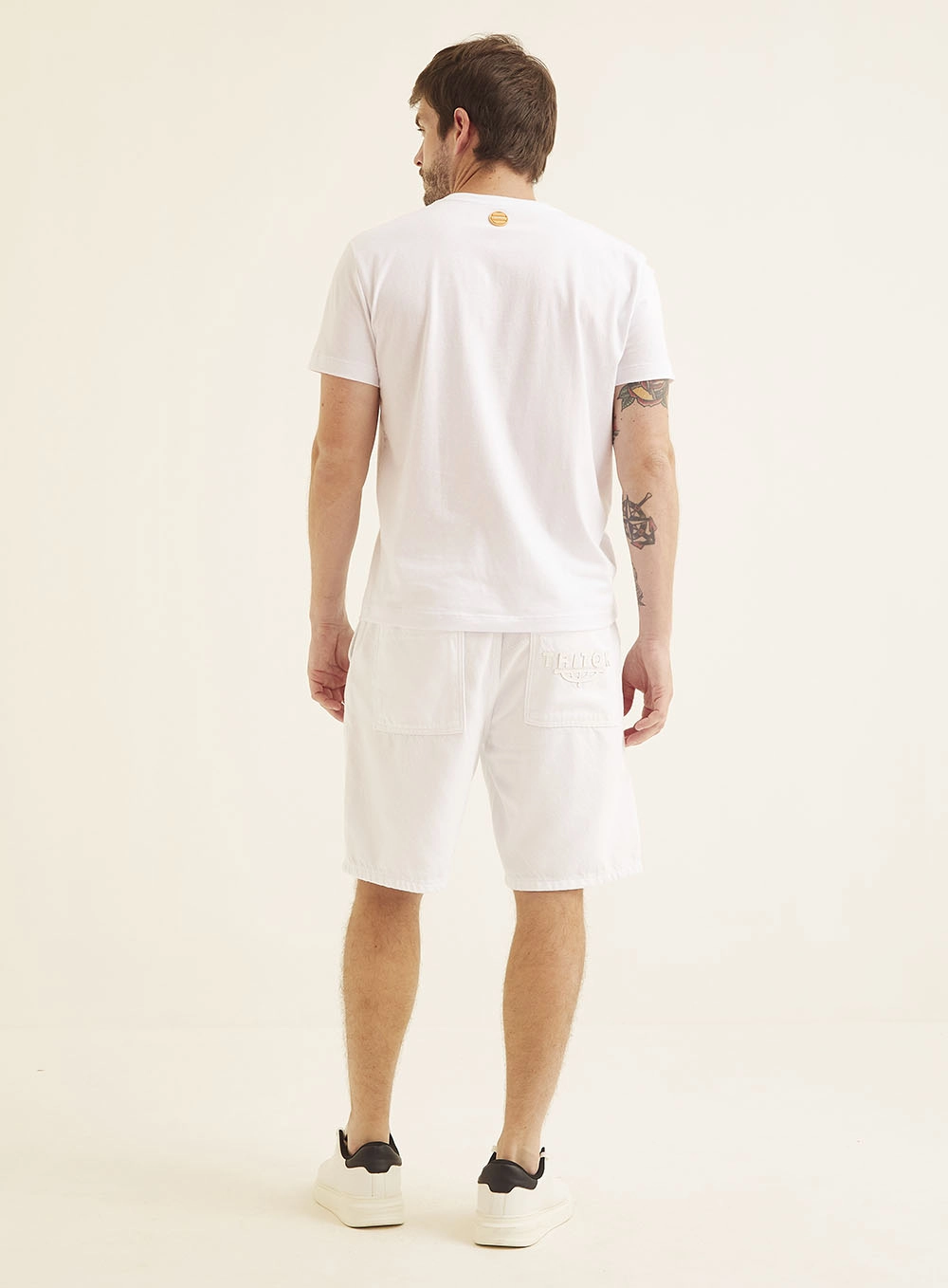 Bermuda Sarja  Masculino Triton Branco 5