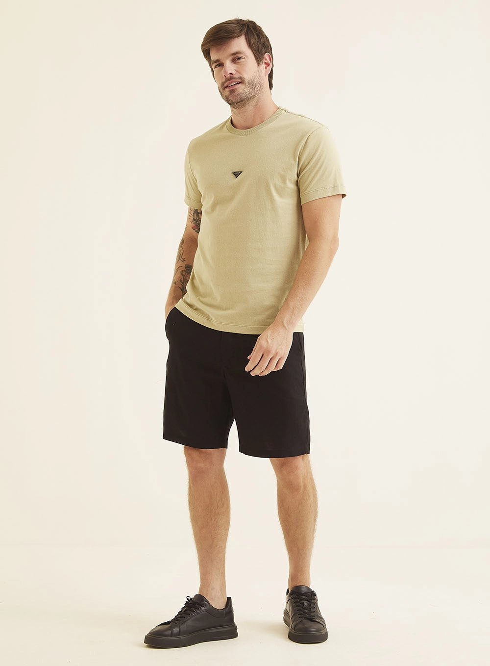 Bermuda Masculina Alfaiataria New Luke Preto 1