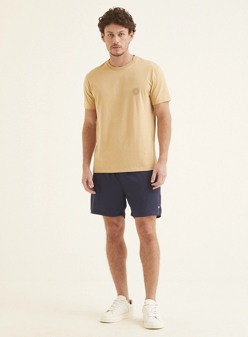 Bermuda Tecido Plano  Masculino Triton Azul 1