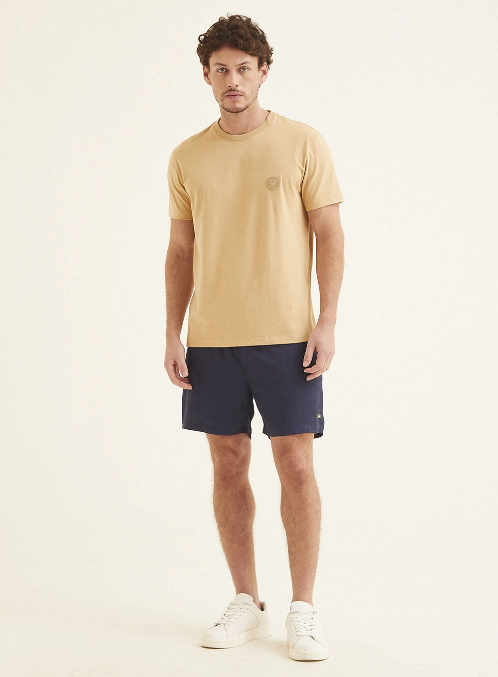 Bermuda Tecido Plano  Masculino Triton Azul 1