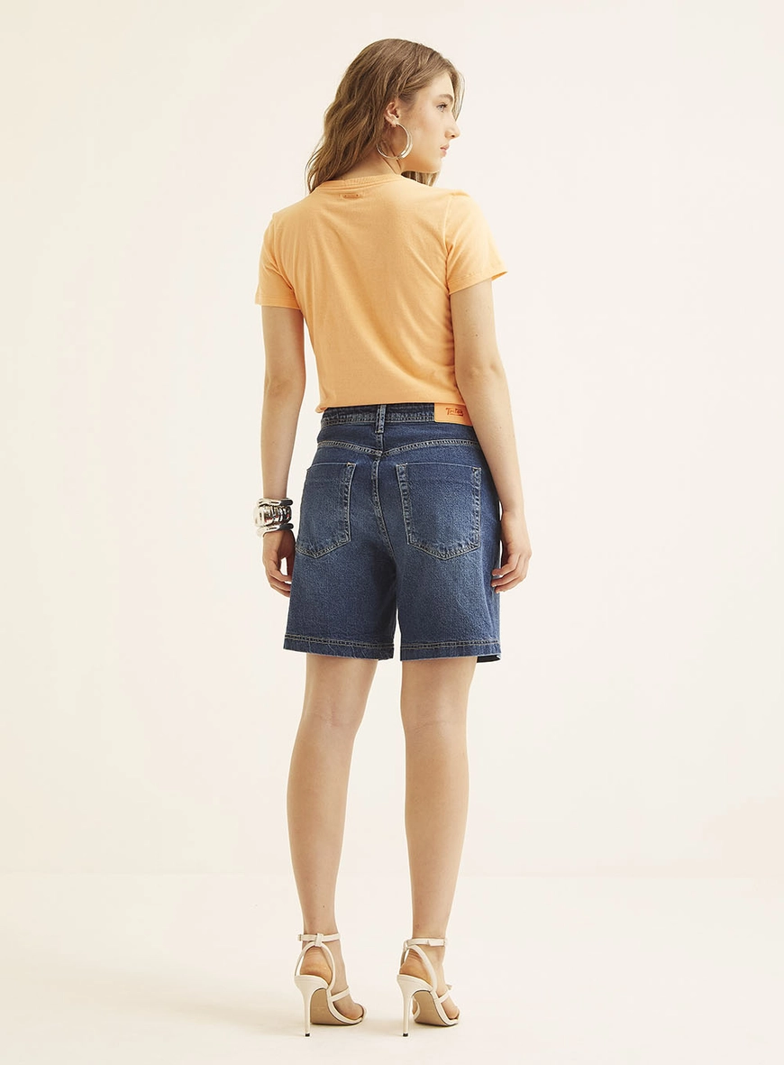 Bermuda Feminino Jeans - Maite Índigo 5