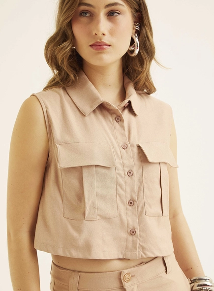Camisa Comfort Com Detalhe E Gola